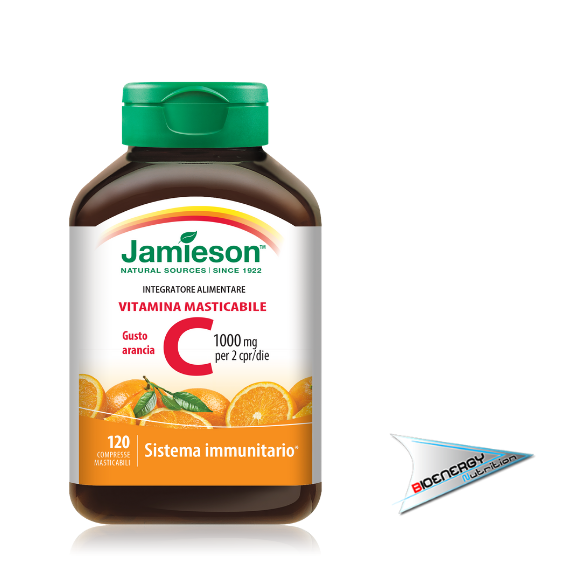Jamieson-VITAMINA C 1000 MASTICABILE (Conf. 120 cpr)   Arancia  